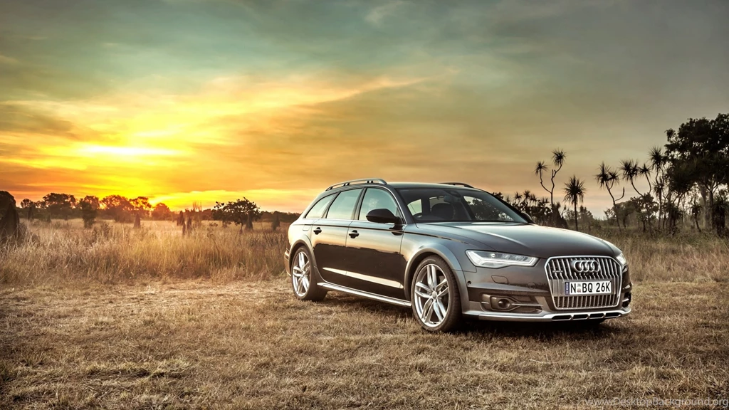 HD Backgrounds Audi A6 Allroad Side View Sunset HDR Car Wallpapers ...