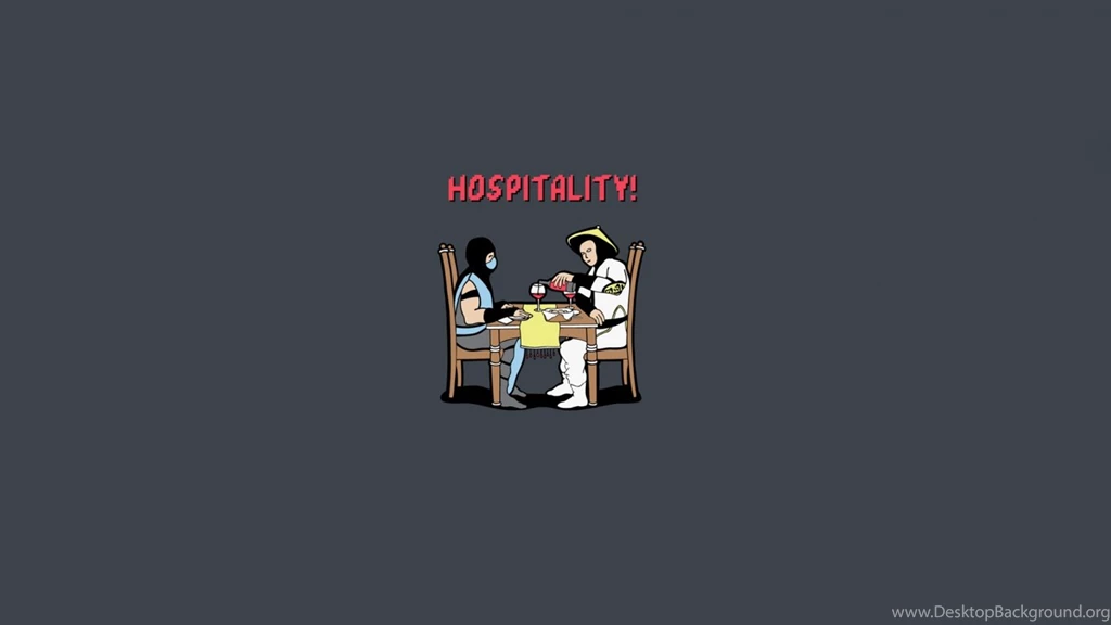 Download Wallpapers 1366x768 Mortal Kombat, Gray Background, Raiden ...