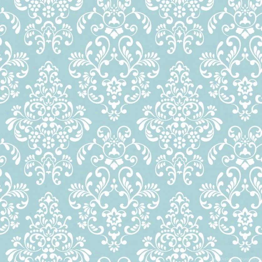 Turquoise Damask Wallpapers Wallpapers Zone