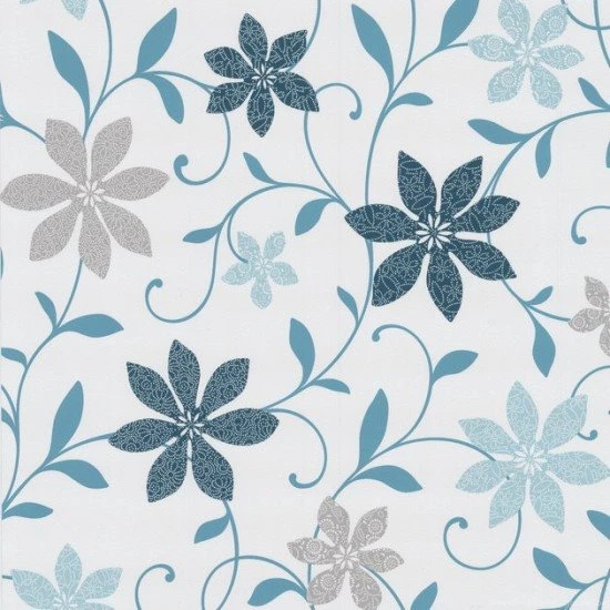 Wish Wallpapers 05619 20 0561920 Paper Wallpapers Flowers White ...