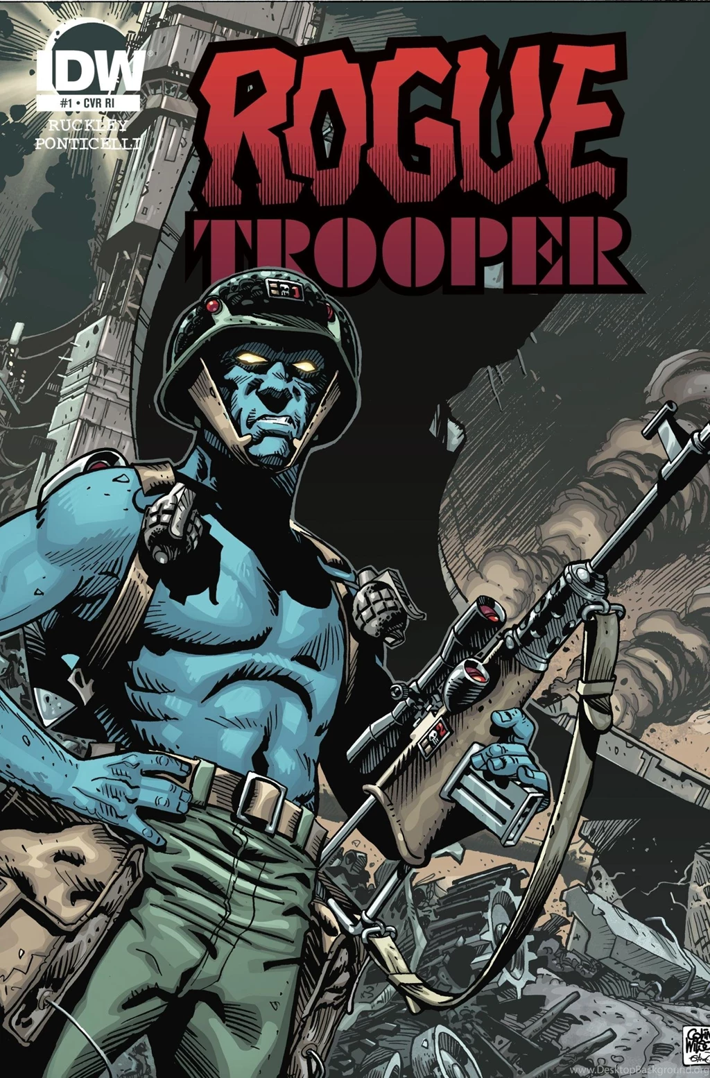 ROGUE TROOPER Comics Sci fi Fantasy Action Shooter Futuristic ...