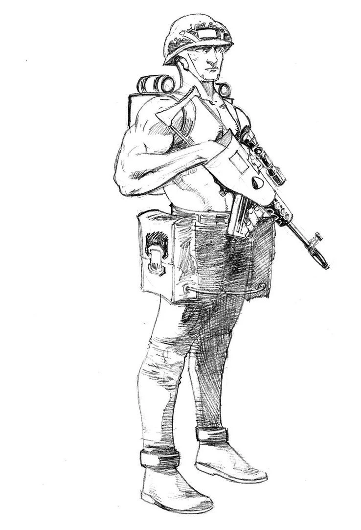 DSC Daily Sketch Rogue Trooper By Paul Moore On DeviantArt