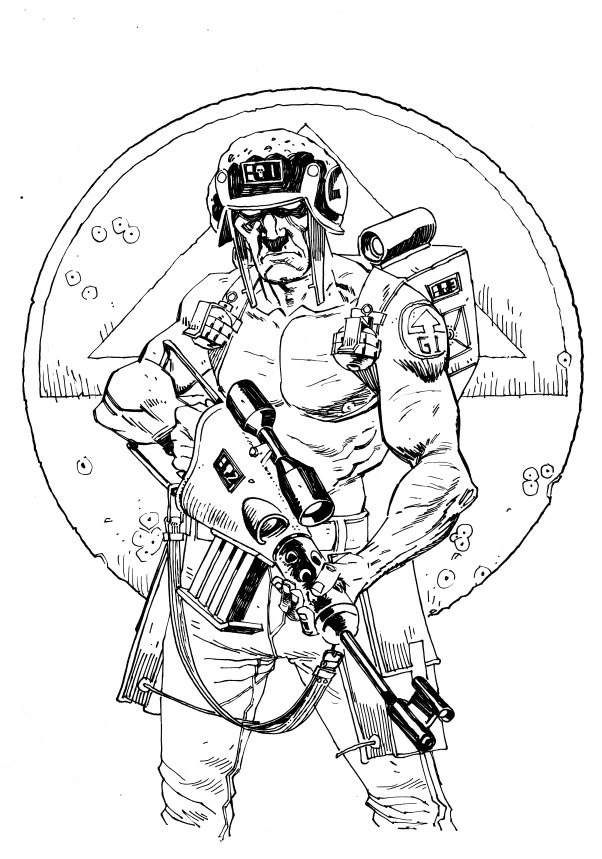 DSC Daily Sketch Rogue Trooper By Paul Moore On DeviantArt
