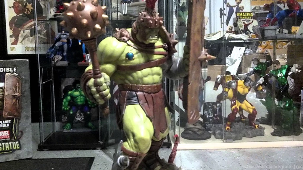 Planet Hulk Bowen Statue Review World War Hulk YouTube