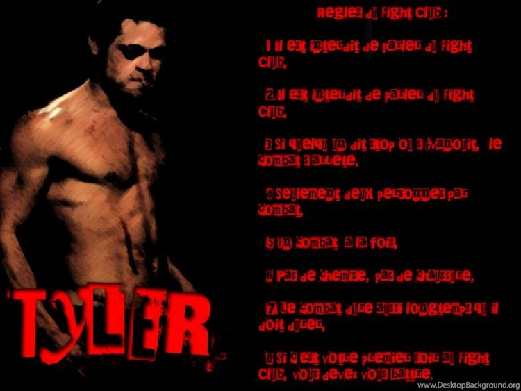 Wallpapers Movies > Wallpapers Fight Club Fight Club Tyler By ...
