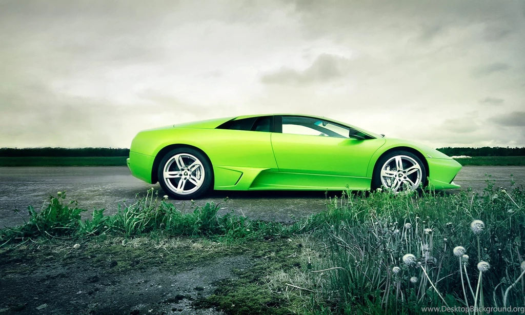 Wonderful Green Lamborghini Car Wallpapers