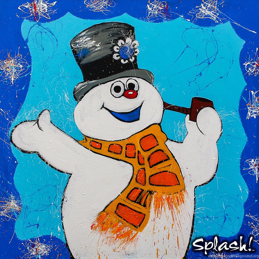 RePin Image: Smoking Weed Frosty Snowman On Pinterest