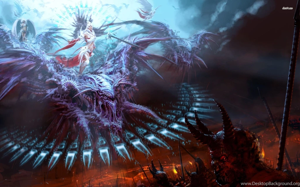 Angel Vs Demon Battle