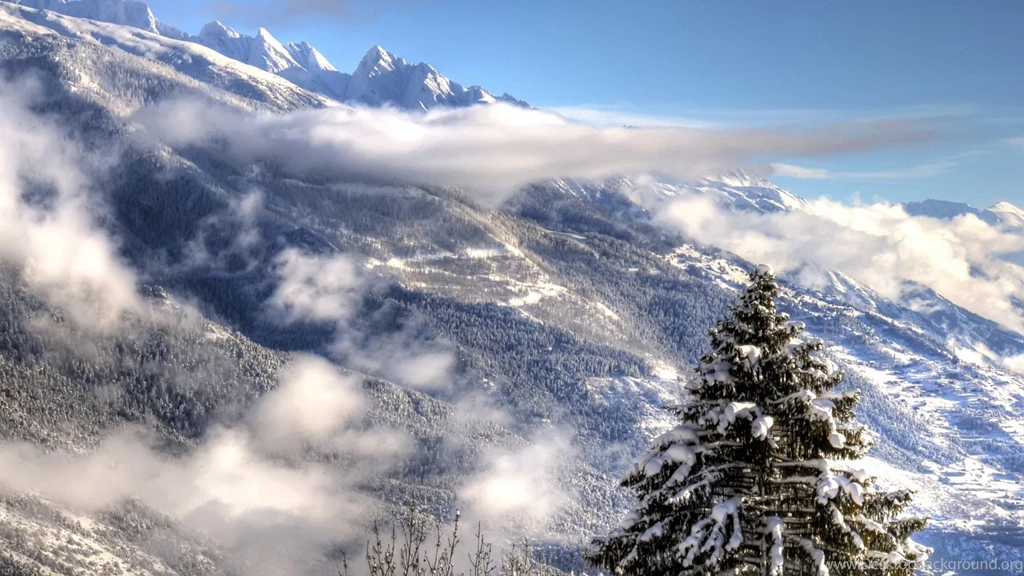 Desktop Wallpapers · Gallery · Nature · Winter Alps