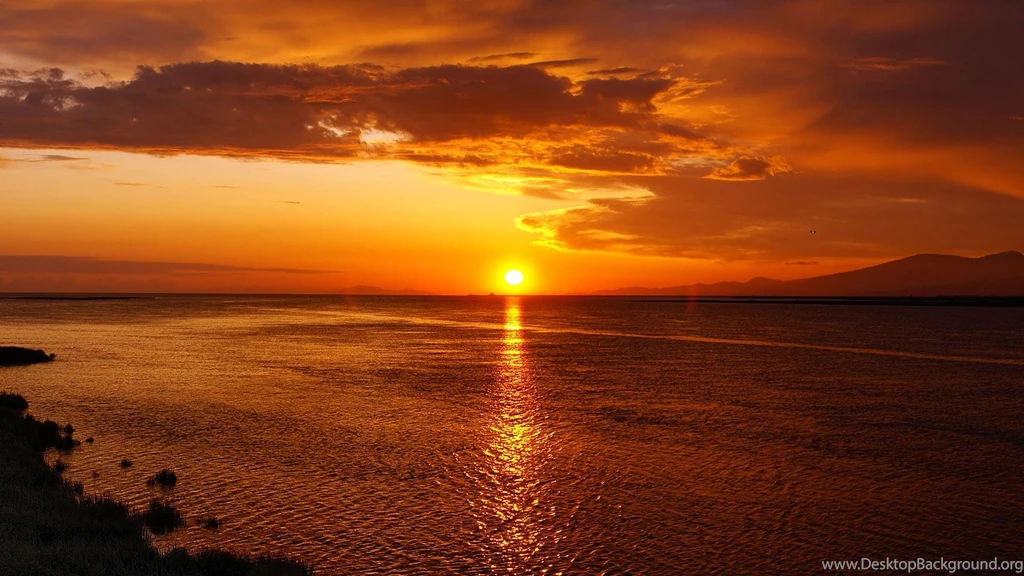 Beautiful Sunset And Sea Backgrounds Widescreen And HD Backgrounds ...
