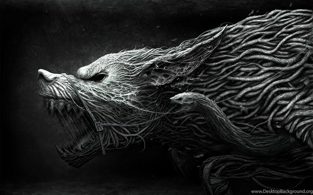 3d & Abstract,Bush,Dark,Wolf High Quality Wallpapers