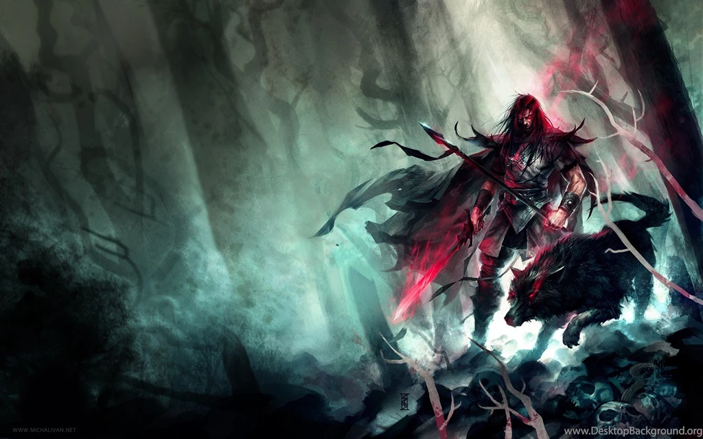 Download Skulls Wolf Wallpapers 1600x1000