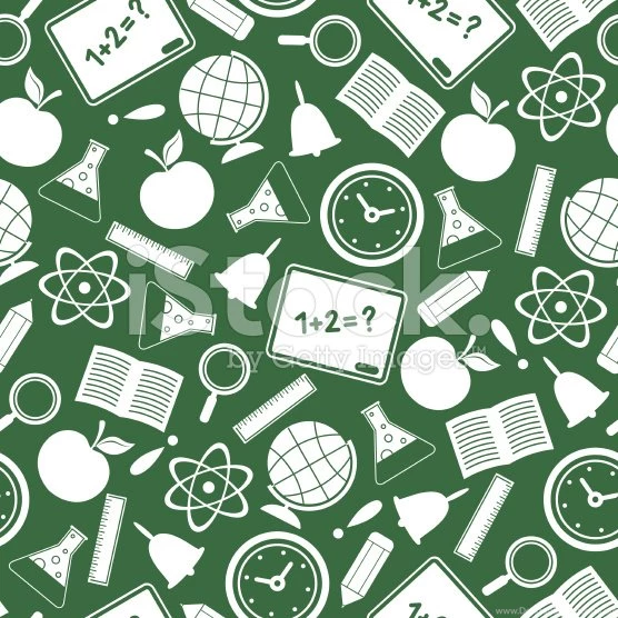 Seamless Education Wallpaper Backgrounds Stock Vector Art 12234079 ...