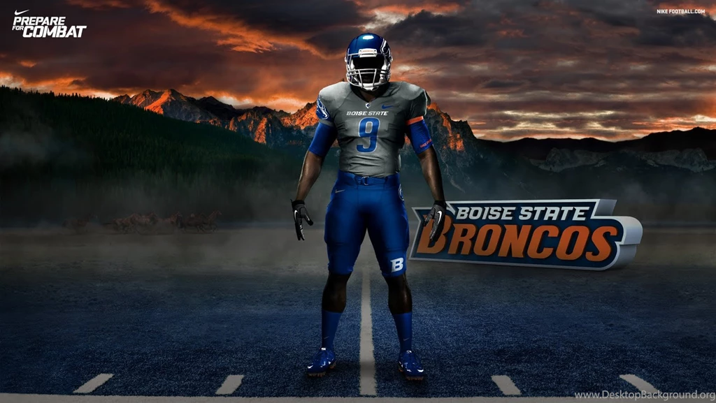 Boise State Black Football Helmet