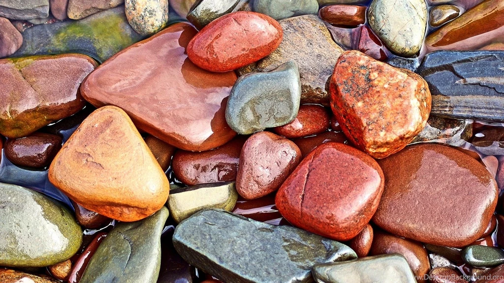 1600x900 Colored Wet Stones Wallpapers