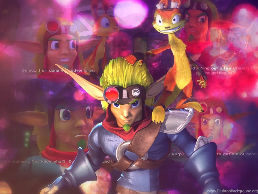 Jak, Dark Jak And Daxter (Wallpaper) (1366x768) By JakieInRed On ...