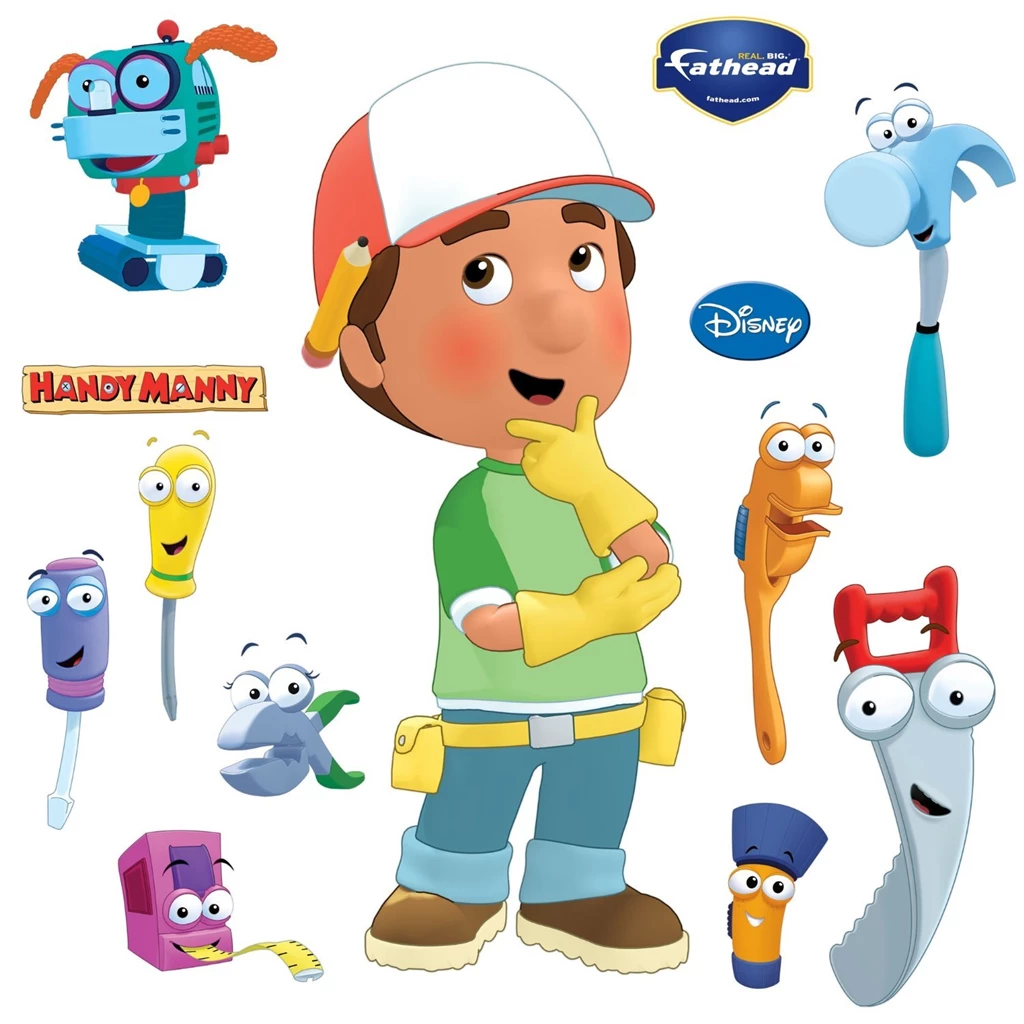 Fathead 74 74012 Wall Decal, Handy Manny, Wall Banners Amazon Canada