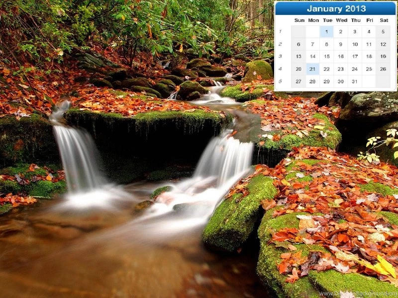Beautiful Nature Desktop Calendar 2013 Wallpapers