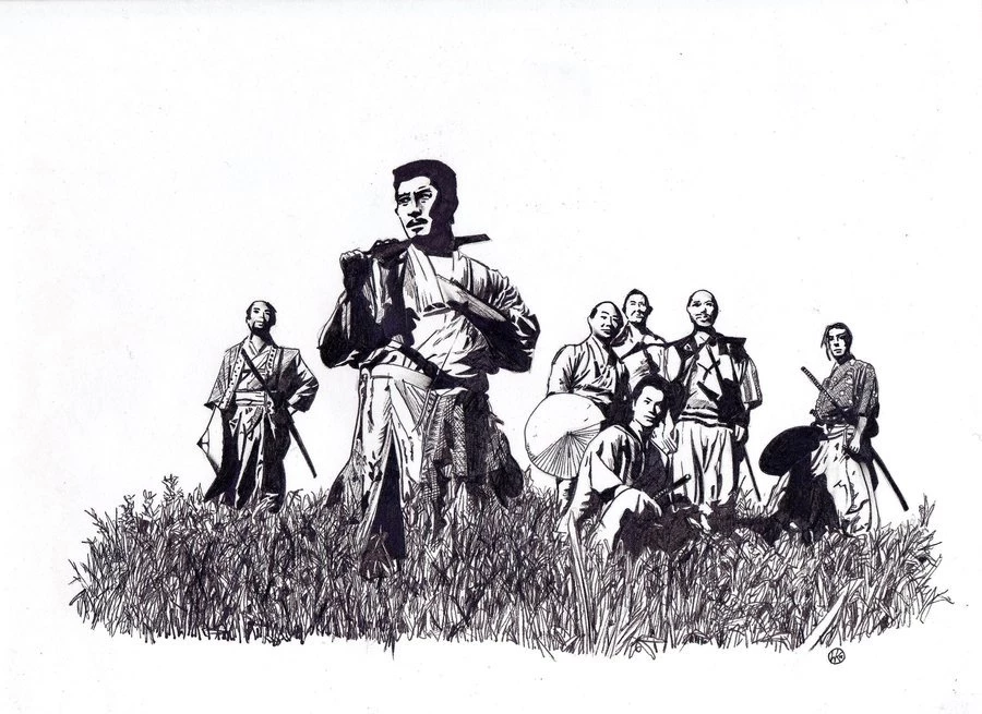 Seven Samurai By Teardrop sidemarker On DeviantArt