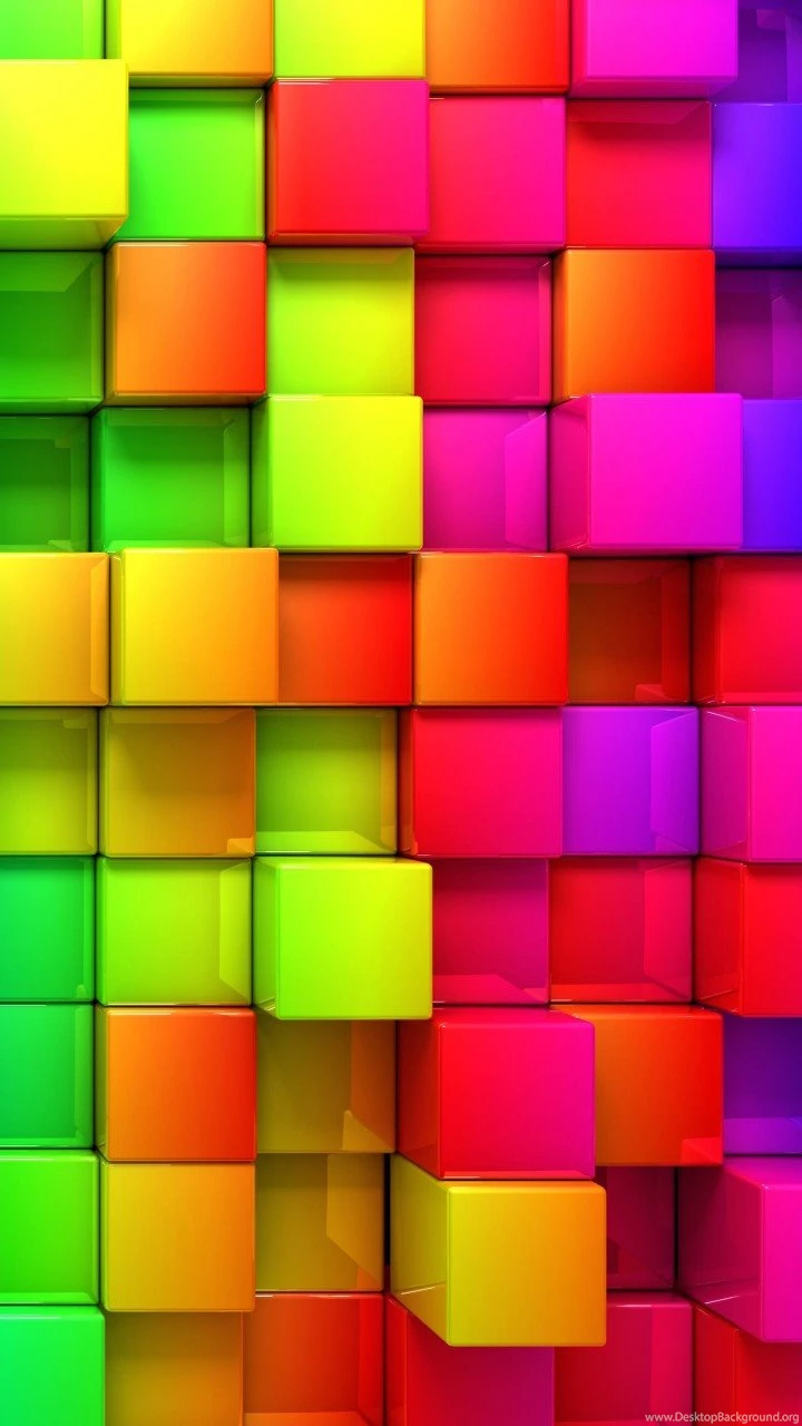 Download Cubic Rainbow HD Wallpapers For Galaxy Note 2 ...