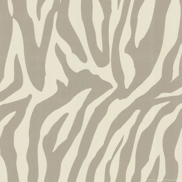 Zebbie Taupe Zebra Print Wallpaper, Swatch. Contemporary ...