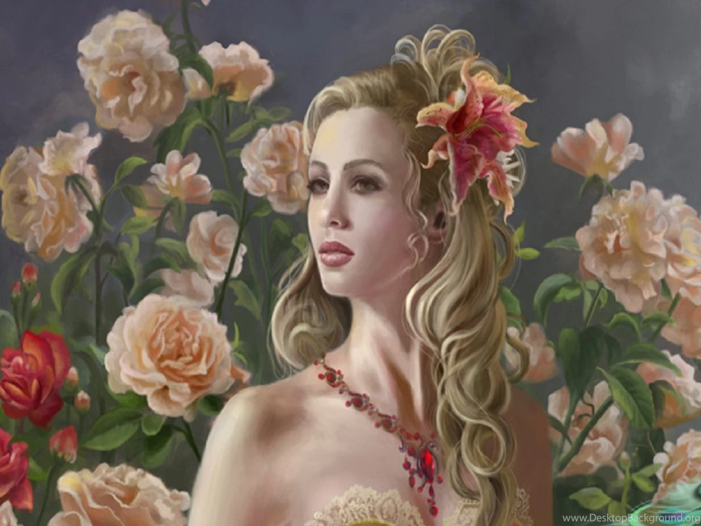 Pretty Woman In Spring 307794 : Wallpapers13.com
