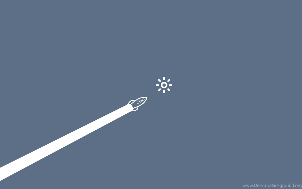Rocket Minimalist Wallpapers