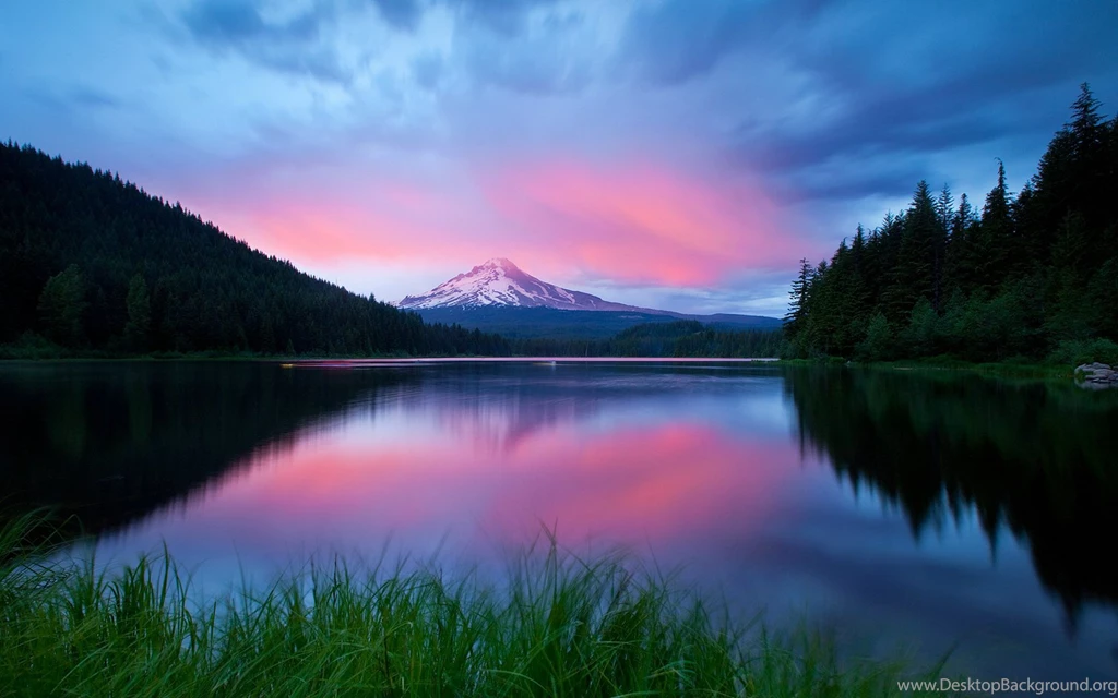 Mount Fuji At Sunset Typta.com