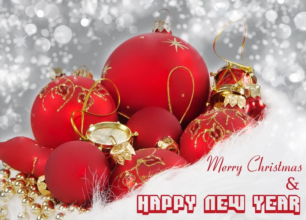Happy New Year & Merry Christmas Wallpapers