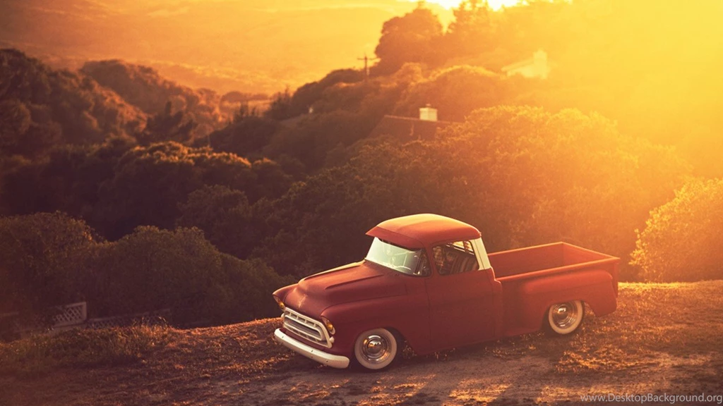 Chevrolet Truck Sunset Matte Classic Car Classic HD Wallpaper,cars ...
