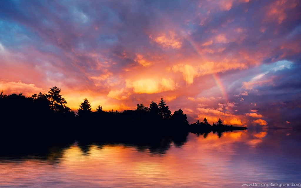 Wallpapers Sunrises And Sunsets Rainbow Nature Image