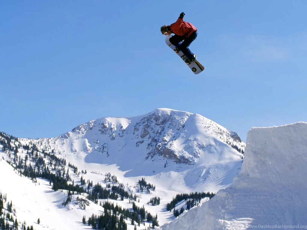 SNOWBOARD JUMP WALLPAPER (