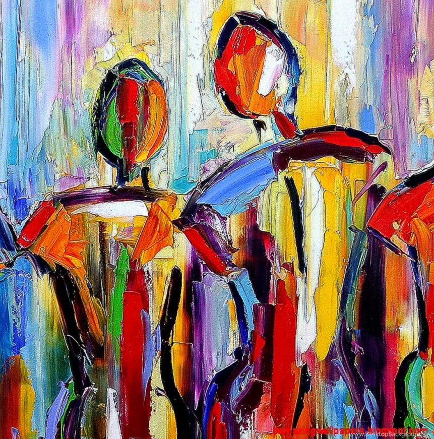 Abstract Paintings Of Family