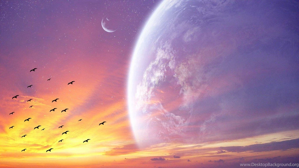 Birds Planets Wallpapers (