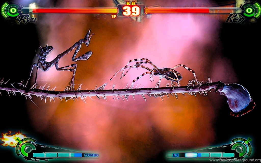 Abstract Video Games Versus Street Fighter IV Spiders Street ...