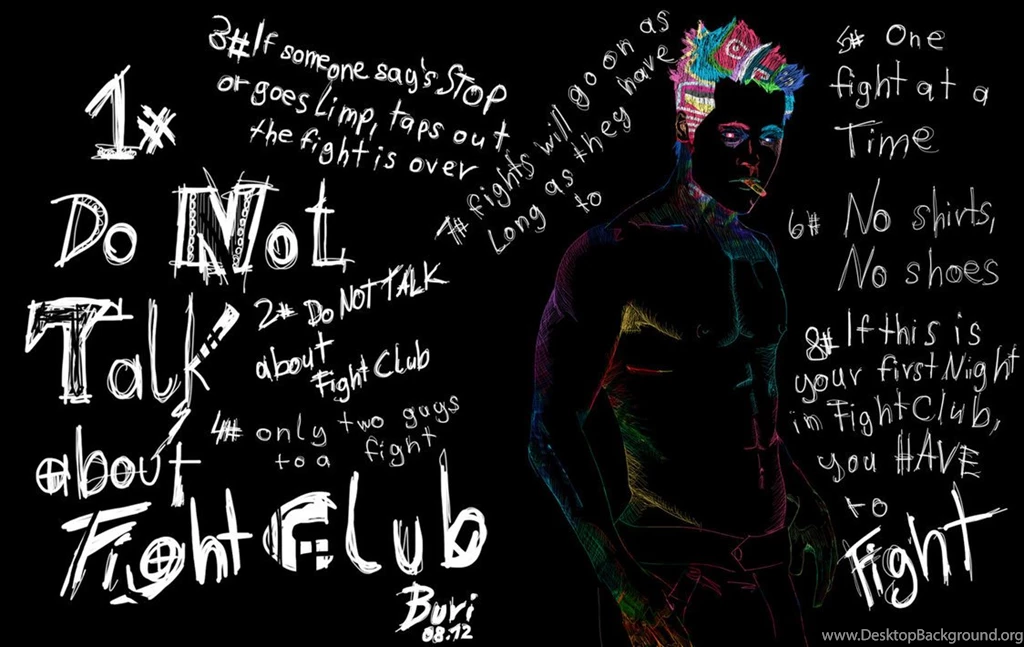 Fight Club Rules By BuriART On DeviantArt