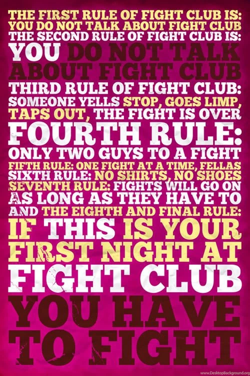 5 Awesome Fight Club Typography Experiments