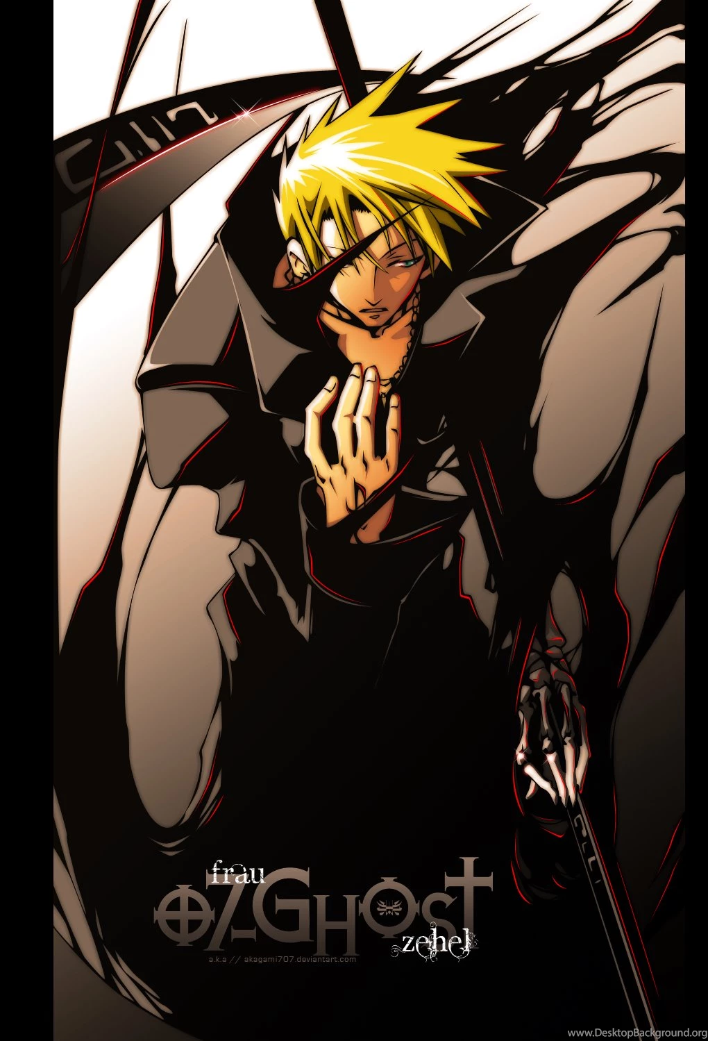 DeviantArt: More Like 07 Ghost Anime By KoyukitoriGirl