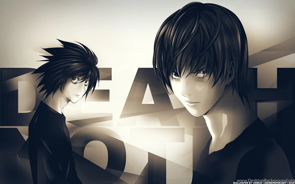 Death Note Light Yagami V L Wallpapers HD. Free Desktop Backgrounds ...
