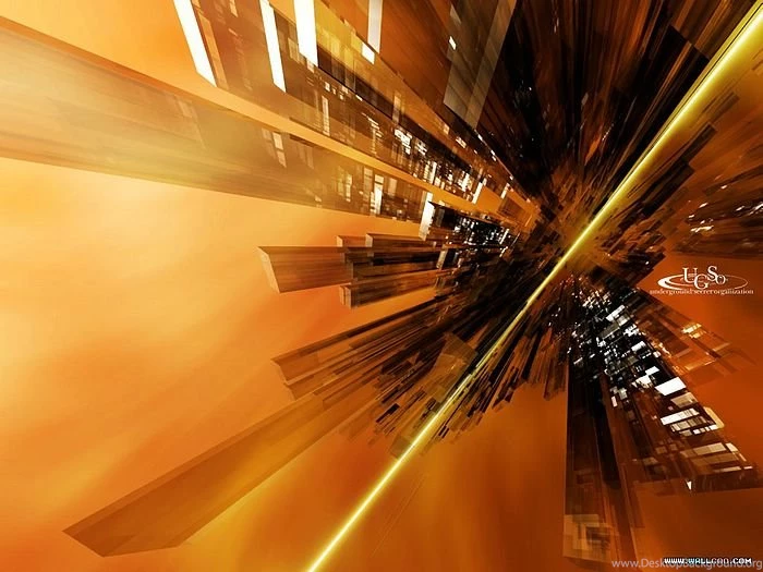 Abstract Orange Graphic Wallpaper1 Wallcoo.net