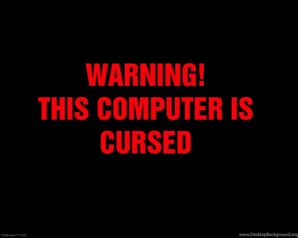 This Computer Is Cursed, 1280x1024 Pixels : Wallpapers Tagged Cute ...