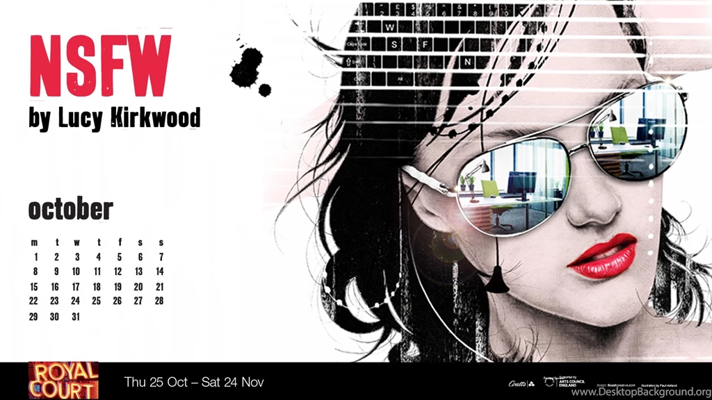Free Desktop October Calendar At The Royal Court Theatre