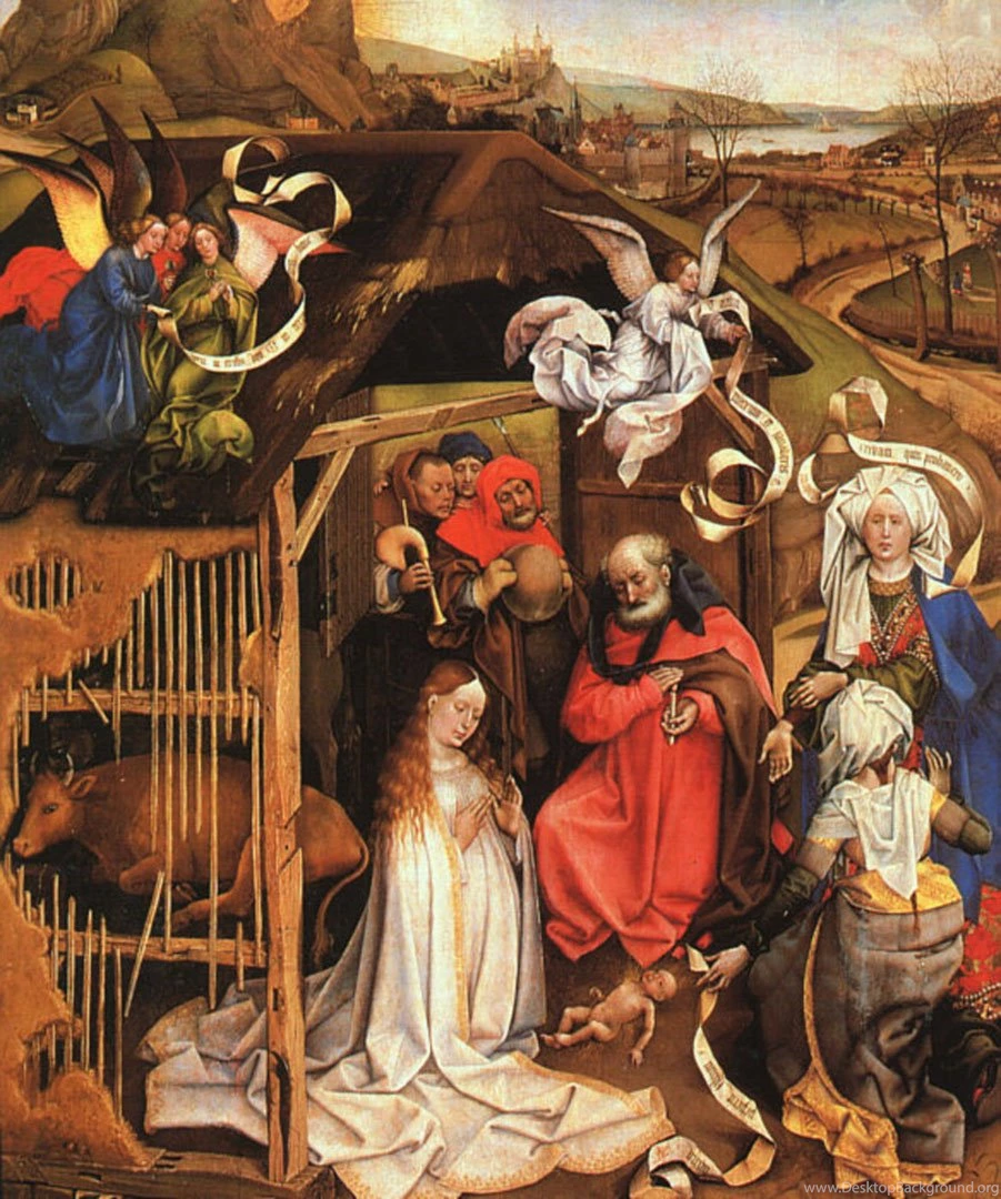 The Nativity   Flemish Art Wallpapers Image