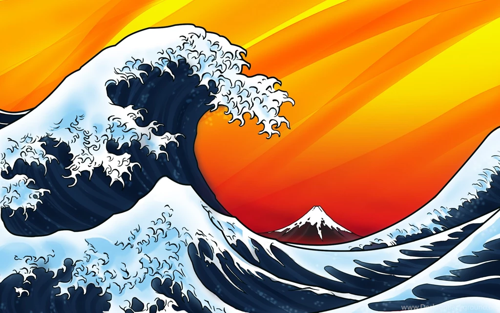 Katsushika Hokusai The Great Wave Off Kanagawa Wallpapers ...