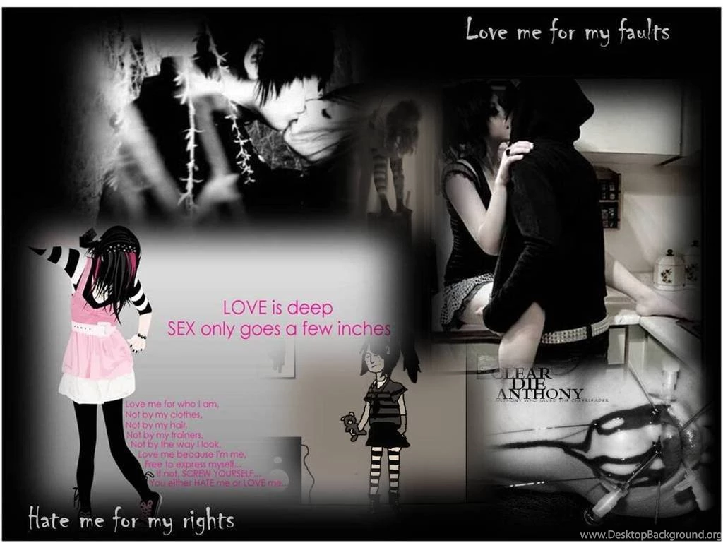 Download Free Wallpapers: Emo Love