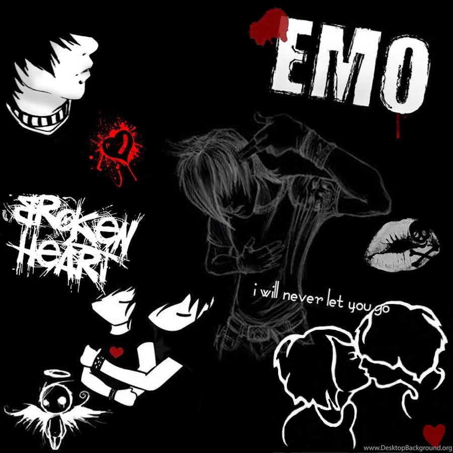 Cute Emo Love Pictures Wallpapers HD Wide