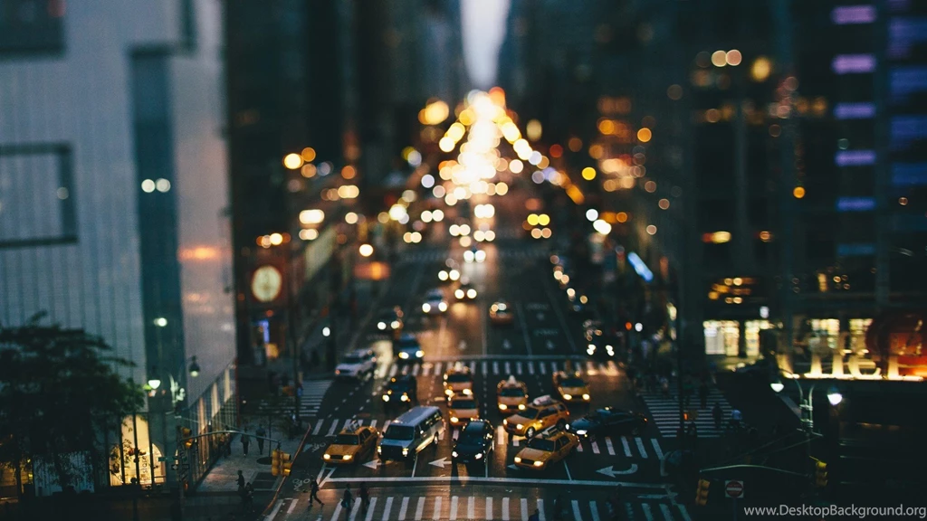 Street, Traffic, Car, Tilt Shift, Taxi, New York City Wallpapers ...