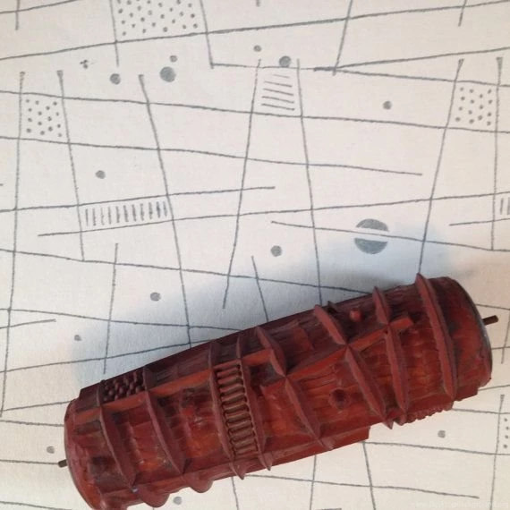 PATTERN PRINT PAINT Roller, For Printing Wallpapers Directly Onto ...
