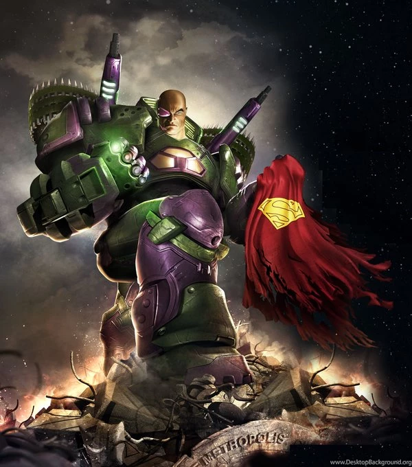 Lex Luthor Comic Armor Wallpaper.
