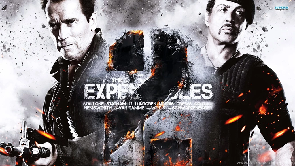 The Expendables 2, Arnold Schwarzenegger, Sylvester Stallone ...